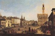 Bernardo Bellotto Piazza della Signoria in Florence (mk08) France oil painting artist